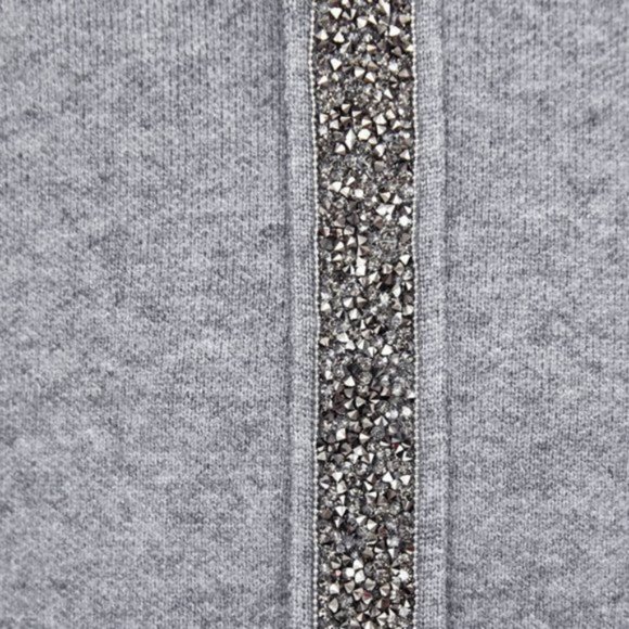 Zara Tops Zara Knit Sparkle Cropped Hoodie Sweater Poshmark